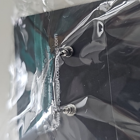 Kaleidoscope Collision Blue Post Earrings ** Rare Find - Picture 4 of 4